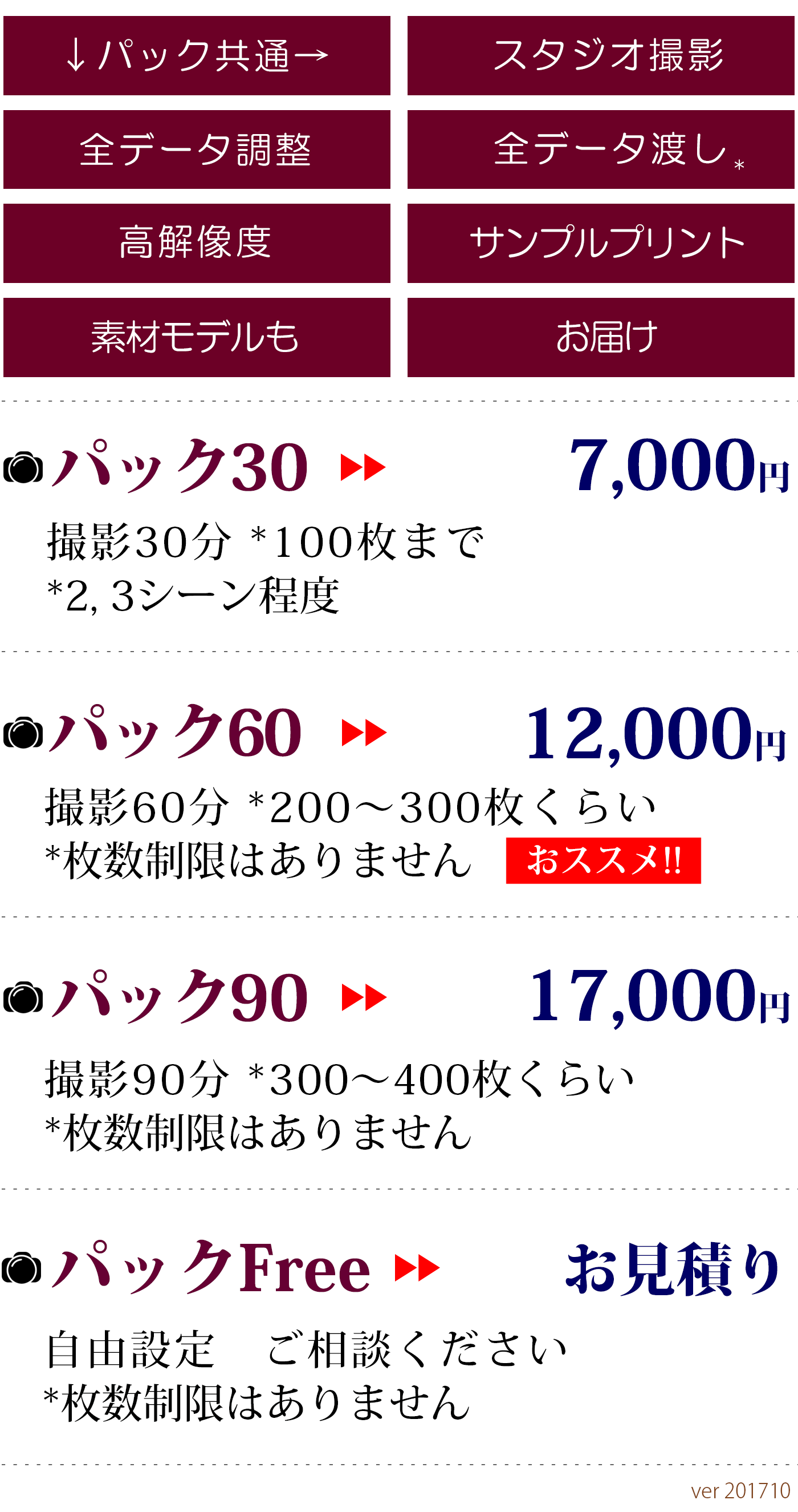 犬ペット撮影費用